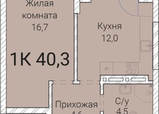 Продам 1-комнатную квартиру, 40.3 м2, Новосибирск, Овражная улица, 2А, Заельцовский район