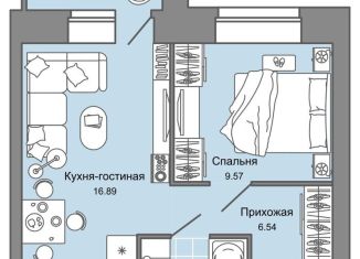 Продается 2-комнатная квартира, 39 м2, Киров, Ленинский район