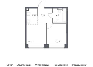 Продам 1-комнатную квартиру, 35.5 м2, Москва, жилой комплекс Нова, к1, ЗАО