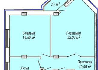 Продажа 2-комнатной квартиры, 63.1 м2, Балтийск