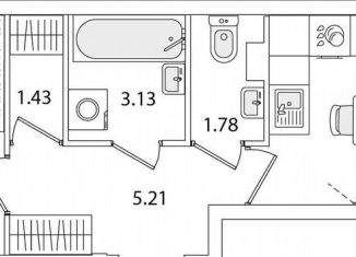 Продается 1-комнатная квартира, 39 м2, Санкт-Петербург, Красносельский район