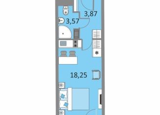 Продается квартира студия, 26.2 м2, Санкт-Петербург, Невский район, Варфоломеевская улица, 6