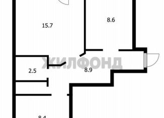 Продам 2-комнатную квартиру, 45.4 м2, Новосибирск, метро Площадь Гарина-Михайловского, Большая улица, 652