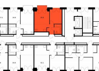 Продажа 1-ком. квартиры, 35.3 м2, Санкт-Петербург, набережная Обводного канала, 169, муниципальный округ Измайловское