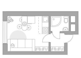 Продажа квартиры студии, 22.9 м2, Балашиха, улица Яганова, 3, ЖК Пехра
