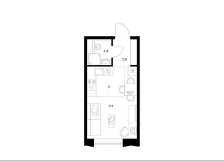 Продается квартира студия, 21.3 м2, Москва, район Западное Дегунино
