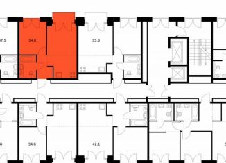 Продам 1-ком. квартиру, 34.4 м2, Санкт-Петербург, набережная Обводного канала, 169, муниципальный округ Измайловское