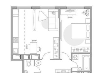2-ком. квартира на продажу, 49.2 м2, Долгопрудный, Парковая улица, 50к1