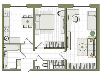 Продается 2-комнатная квартира, 59.2 м2, Киров