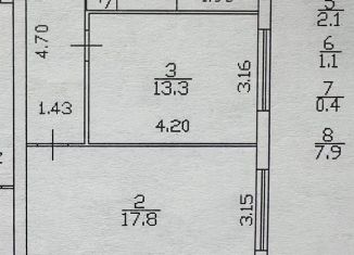Трехкомнатная квартира на продажу, 66.4 м2, Санкт-Петербург, проспект Просвещения, 20/25, Выборгский район