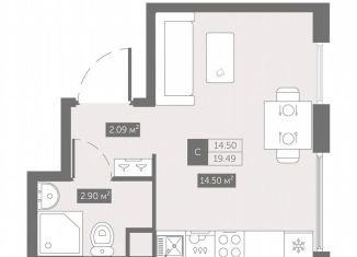 Продам квартиру студию, 19.5 м2, Санкт-Петербург