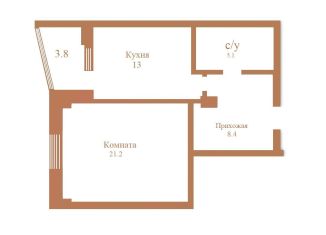 Продажа однокомнатной квартиры, 47 м2, Тюмень, Заречный проезд, 39Ак2, ЖК Ривьера