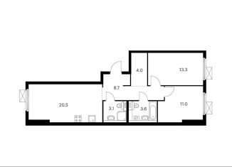 Продажа 2-комнатной квартиры, 64.2 м2, Москва, метро Владыкино