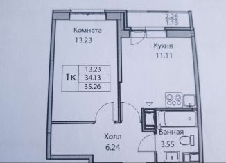 Продаю 1-комнатную квартиру, 35.5 м2, Санкт-Петербург, муниципальный округ Лахта-Ольгино