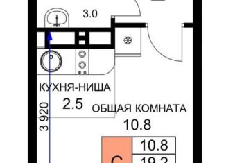 Продаю квартиру студию, 24 м2, Краснодар, ЖК Ракурс, улица имени Героя Ростовского, 8к6