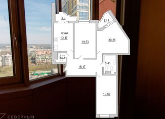 Продаю 3-комнатную квартиру, 99.7 м2, Санкт-Петербург, проспект Просвещения