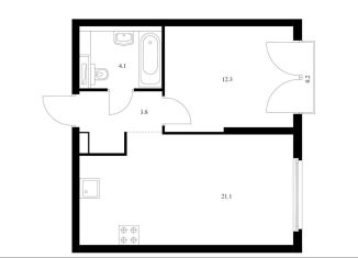 Продаю 1-комнатную квартиру, 41.5 м2, Москва, ЖК Барклая 6