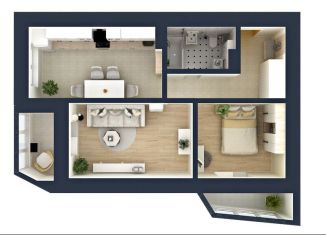 Двухкомнатная квартира на продажу, 65.5 м2, Ярославская область, 1-й переулок Слепнева, 6