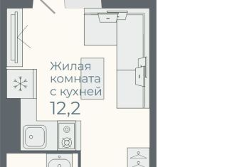 Продажа 1-комнатной квартиры, 18.4 м2, посёлок Садовый, Каспийская улица, с6