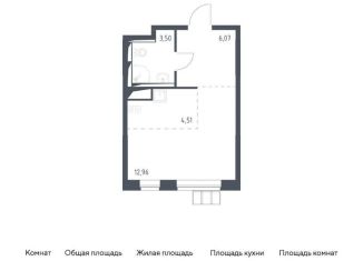 Продается квартира студия, 27 м2, поселение Рязановское, жилой комплекс Алхимово, к10