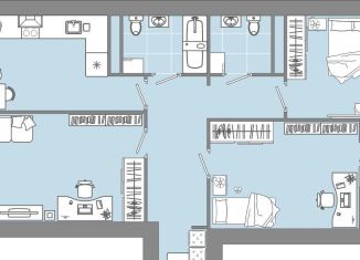 Продажа 3-ком. квартиры, 76 м2, Ульяновск, ЖК Ультраград, бульвар Знаний, 4