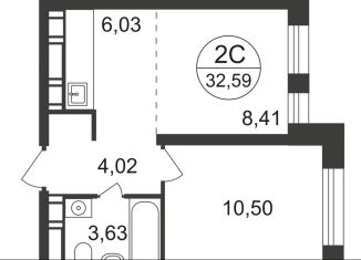 Продам 2-комнатную квартиру, 32.6 м2, Люберцы, жилой комплекс Люберцы 2020, к66, ЖК Люберцы 2020