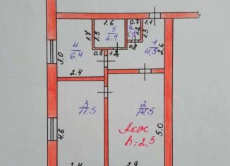 Продажа 2-комнатной квартиры, 40 м2, рабочий посёлок Беково, Первомайская улица, 54