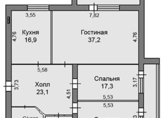 Четырехкомнатная квартира на продажу, 125.4 м2, Москва, 3-я Гражданская улица, 54, район Богородское