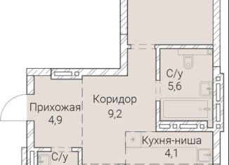2-комнатная квартира на продажу, 89.8 м2, Новосибирск, Овражная улица, 2А