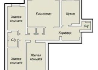 Продаю четырехкомнатную квартиру, 124 м2, Москва, 3-я Гражданская улица, 54, район Богородское