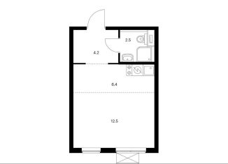 Продам квартиру студию, 25.6 м2, Москва, метро Ховрино