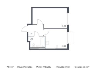 Продажа 1-комнатной квартиры, 35.4 м2, Московская область, микрорайон Пригород Лесное, к18