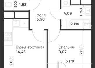 Продаю 1-комнатную квартиру, 36.3 м2, Москва, ЖК Талисман на Рокоcсовского