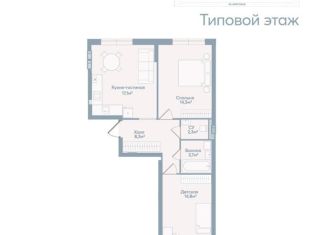 Продаю 2-комнатную квартиру, 64.6 м2, Астраханская область, Моздокская улица, 40
