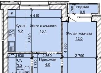 Продажа 2-ком. квартиры, 35.4 м2, Барнаул, Центральный район