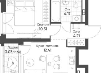 Продаю однокомнатную квартиру, 32.8 м2, Екатеринбург, Чкаловский район