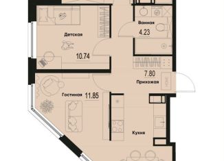 Продам 3-комнатную квартиру, 63.7 м2, Ленинградская область