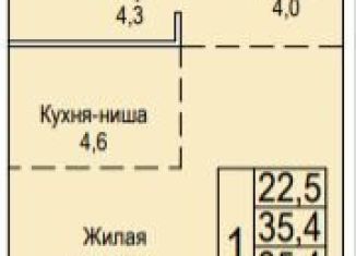 Продажа 1-комнатной квартиры, 35.4 м2, Москва, метро Дубровка