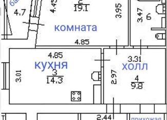 Продаю 2-комнатную квартиру, 79.6 м2, Санкт-Петербург, Галерный проезд