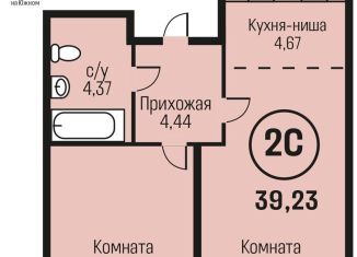 2-комнатная квартира на продажу, 39.2 м2, Алтайский край