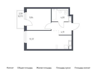 Продам однокомнатную квартиру, 32.2 м2, Виллозское городское поселение