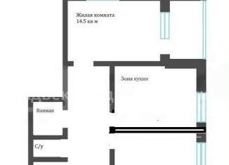 Двухкомнатная квартира на продажу, 49.4 м2, Тюмень, улица Бориса Житкова, 7к1, Восточный округ