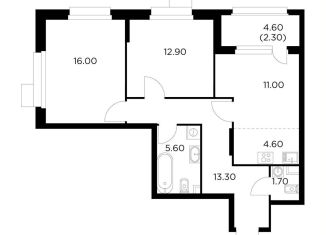 Продам 2-комнатную квартиру, 67.4 м2, Мытищи