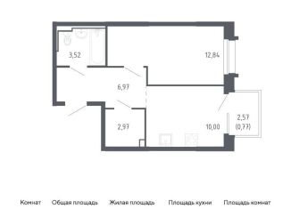 Продам однокомнатную квартиру, 37.1 м2, Приморский край