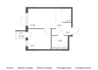 1-ком. квартира на продажу, 33.2 м2, Московская область, жилой комплекс Мытищи Парк, к5