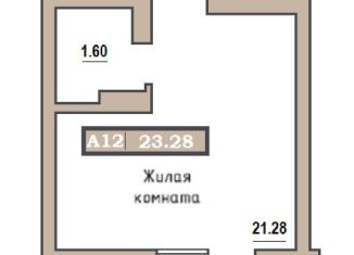 Продаю 1-комнатную квартиру, 23.3 м2, Красноярск, улица Глинки