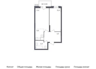 Продажа 2-ком. квартиры, 54.2 м2, посёлок Жилино-1, жилой комплекс Егорово Парк, к3