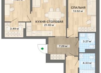 Продаю трехкомнатную квартиру, 82.6 м2, Свердловская область