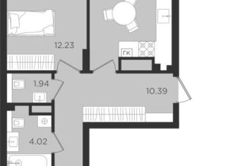 Продам 2-комнатную квартиру, 62.7 м2, Калининград, Ленинградский район