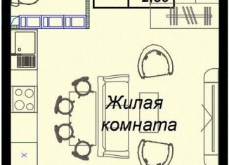 1-комнатная квартира на продажу, 31.5 м2, посёлок городского типа Дагомыс